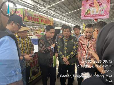 Cegah Inflasi, Sekda Sidak Pasar Lapan Suvarna Sutera