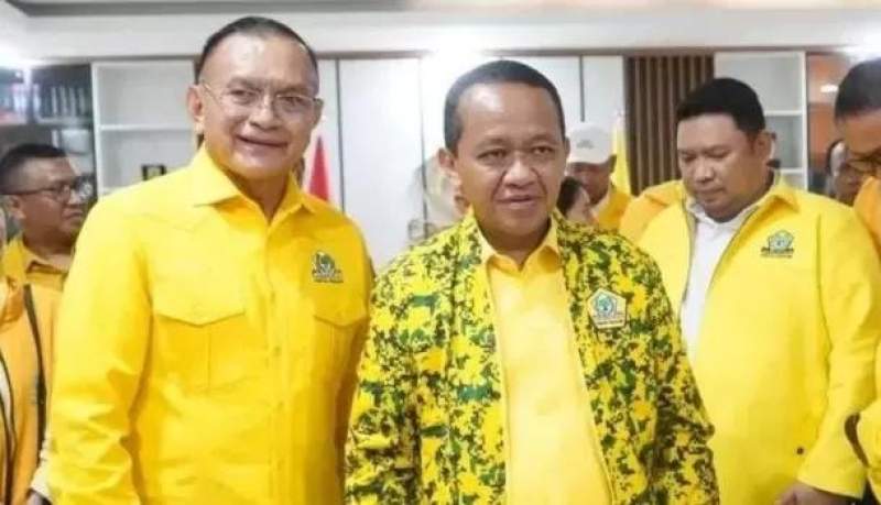 Bahlil Minta Kader Golkar Dukung Maesyal Rasyied Intan dan Airin Ade Sumardi