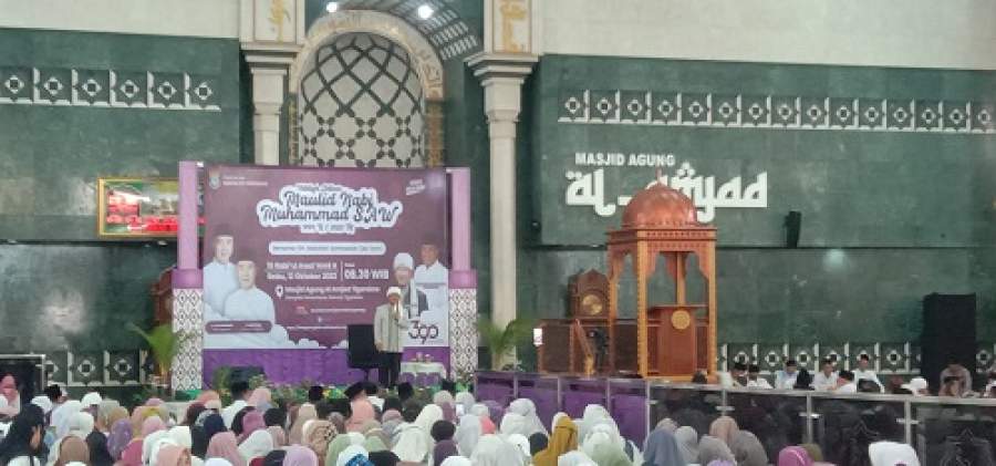 AA Gym Isi Maulid Nabi Muhammad di Festival Al Amjad