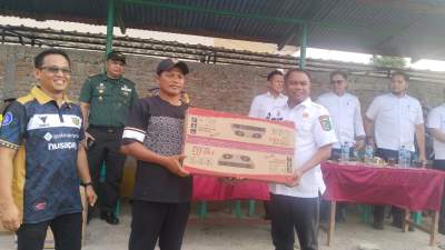 Bupati dan Wabup Serdang Bedagai Resmi Buka Zona 1 Turnamen Sepakbola Kepala Desa