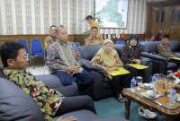 Wakil Wali  Kota Tangerang Sachrudin menemui pegawai purna bakti