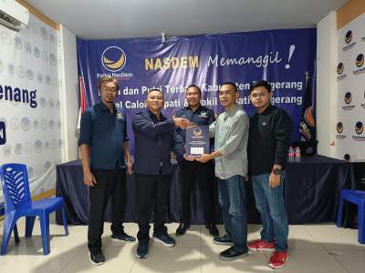 4 Balon Bupati Tangerang Ambil Formulir Pendaftaran di Partai NasDem