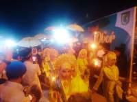 Ribuan Masyarakat Tanjung Beringin, Serdang Bedagai Antusias Sambut Festival Pawai Obor Menyambut Ramadhan