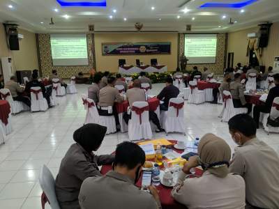 Enam Personel Polresta Tangerang  Ikuti Bimtek dan Uji Konsekuensi