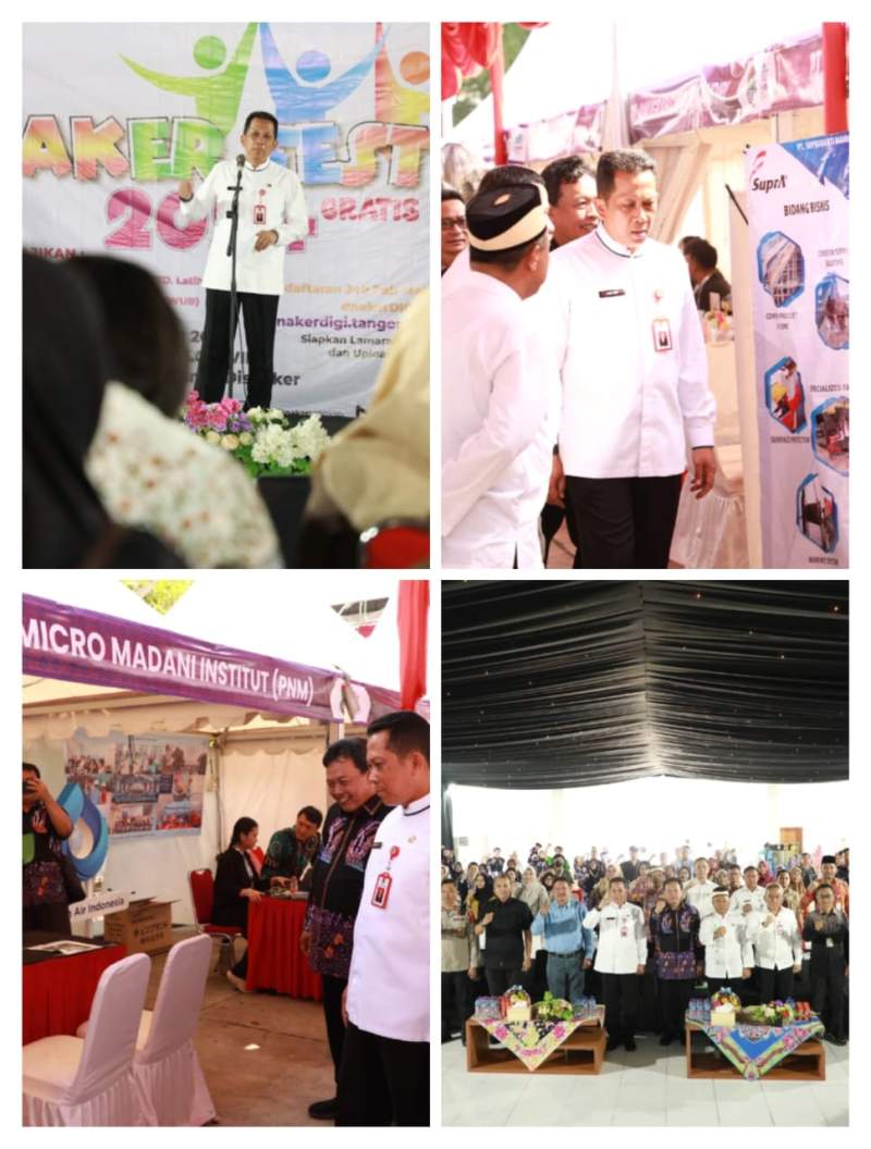 Kurangi Pengangguran, Pj Bupati Tangerang Buka Job Fair Naker Fest