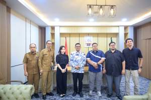 Andra Soni Sambut Positif Turnamen Tangsel Youth Football Saat Terima Audiensi VAR Media