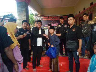 Sambut Bulan Muharram, PPBNI DPAC Kemiri Gelar Santunan Anak Yatim