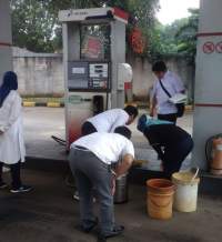 Pastikan kualitas BBM, Disperindagkop Kota Serang Sidak SPBU