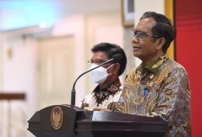 Menteri Koordinator Bidang Politik, Hukum, dan Keamanan, Mahfud MD.