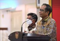 Menteri Koordinator Bidang Politik, Hukum, dan Keamanan, Mahfud MD.