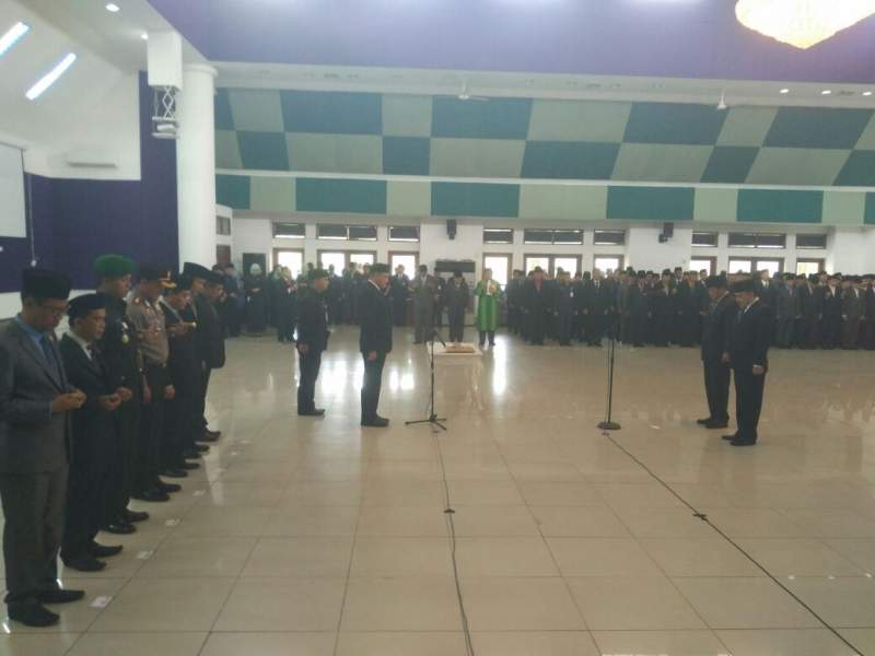 Pelantikan Sekda Kabupaten Tangerang di GSG Tigaraksa.