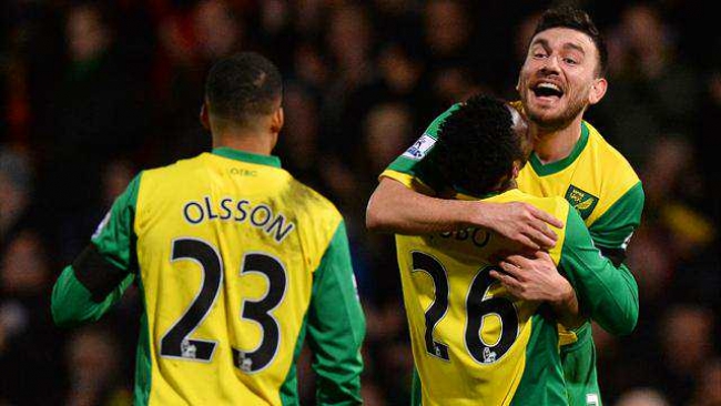 Norwich Permalukan Tottenham Di Carrow Road