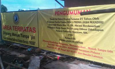 Berdiri di Lahan Sengketa, Pembangunan Pasar Rakyat Disegel