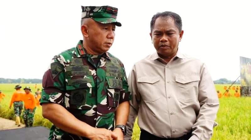 Bupati Sergai Apresiasi Sinergi TNI dan Masyarakat dalam Panen Raya 106 Hektare di Sumut