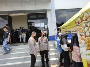 Wakapolresta Tangerang Tinjau Vaksinasi di Gerai Vaksin BPU