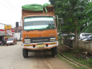 Truck yang melindas siswa STM di Jalan Pandeglang-Labuan