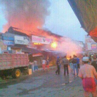 Korban Kebakaran Rugi Ratusan Rupiah