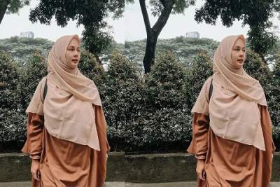 Tampil Cantik dengan Hijab, Paula Verhoeven Tuai Pujian