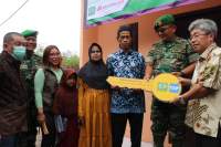 Danrem 064/MY dan Dandim 0602/Serang Resmikan RLTH di Jawilan