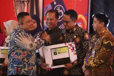 Penandatanganan Komitmen bersama Rancangan Tarja 2024 Tutup Rangkaian Rakernis Kekayaan Intelektual 2023