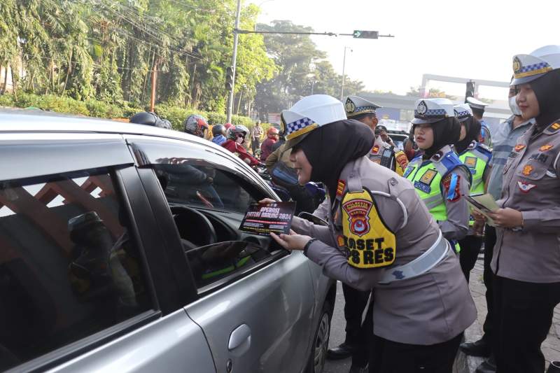 Sat Lantas Polresta Tangerang Gelar Kampanye Keselamatan Berlalu Lintas