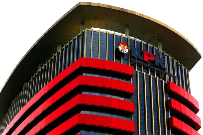 Ilustrasi Gedung Merah Putih KPK di Jakarta.