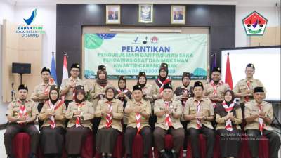 Lantik MABI PINSAKA Kwarcab Lebak, BBPOM Serang Perkuat Sinergitas Pengawasan Obat dan Makanan