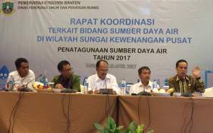 Rapat Koordinasi Terkait Bidang Sumber Daya Air di Wilayah Sungai Kewenangan Pusat