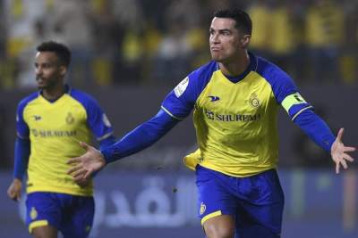 Pemain Al Nassr, Cristiano Ronaldo. (AFP)