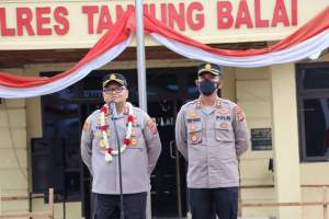 Pisah Sambut Kapolres Tanjungbalai dari AKBP Triyadi kepada AKBP Ahmad Yusuf Afandi