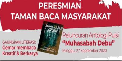 Peresmian Taman Baca &amp; Peluncuran Antologi Puisi