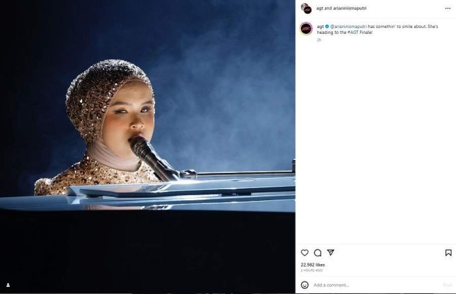Putri Ariani Lolos ke Babak Final America's Got Talent