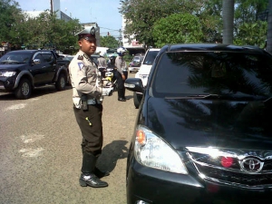 Puluhan Kendaraan Terjaring Razia