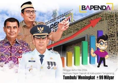 Dibawah Kepemimpinan PJ Bupati Tangerang, Realisasi Pajak Melejit