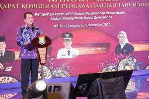 Pj Bupati Tangerang Buka Rakor Pengawasan Internal Daerah