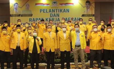 Jalan Sehat di HUT Golkar ke 58 Dibanjiri Hadiah Ibadah Umroh