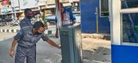 Penerapan Palang Parkir otomatis Di Pasar Anyar, Akan Segera Beroperasi