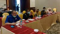 Fraksi Demokrat dan PKS saat rapat koalisi. Dalam rapat itu, juga dihadiri Ketua DPC PKB Tangsel, Tarmizi.