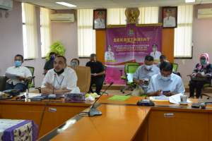 Zaki Rapat Evaluasi Perpanjangan PSBB Melaui Vidcon Bersama Gubernur Banten
