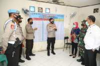 Dampingi Tim Supervisi Mabes Polri, Kapolresta Tangerang Cek Posko PPKM Mikro
