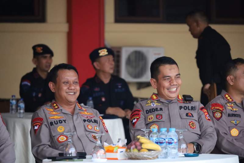 Satbrimob Polda Banten Gelar Simulasi  Pengamanan Pemilu 2024