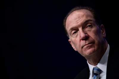 Presiden Bank Dunia David Malpas.