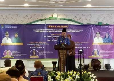 Kecamatan Balaraja Gelar Sertijab Camat, Yayat: Saya Pamit