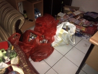 Tampak Ratusan Petasan Saat Dirazia