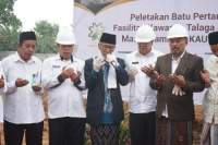 Sekda Hadiri Peletakan Batu Pertama Meajid Alkautsar