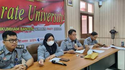 Tertib Administrasi Melalui Aplikasi Srikandi, Kemenkumham Banten Berikan Bimtek Cara Penggunaan