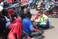 Polresta Tangerang Amankan Aksi Unjuk Rasa Buruh Dengan Humanis