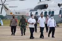 Kunjungan Kerja Presiden RI ke Pulang Pisang Didampingi Pangdam XII/Tpr