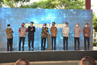 Bupati Hadiri Launcing Mobil Autonomous Vehicle di QBig BSD City