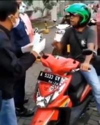 Abaikan Prokes, Warga Serang Diamankan Polisi